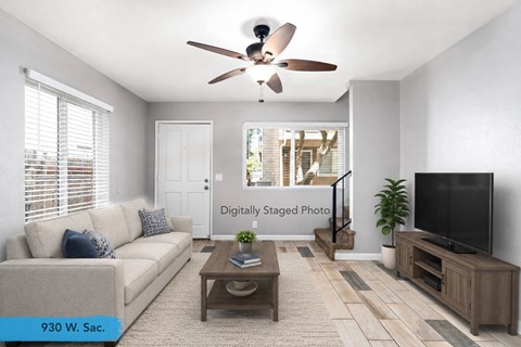 Floor plan for 4 beds, 2 baths